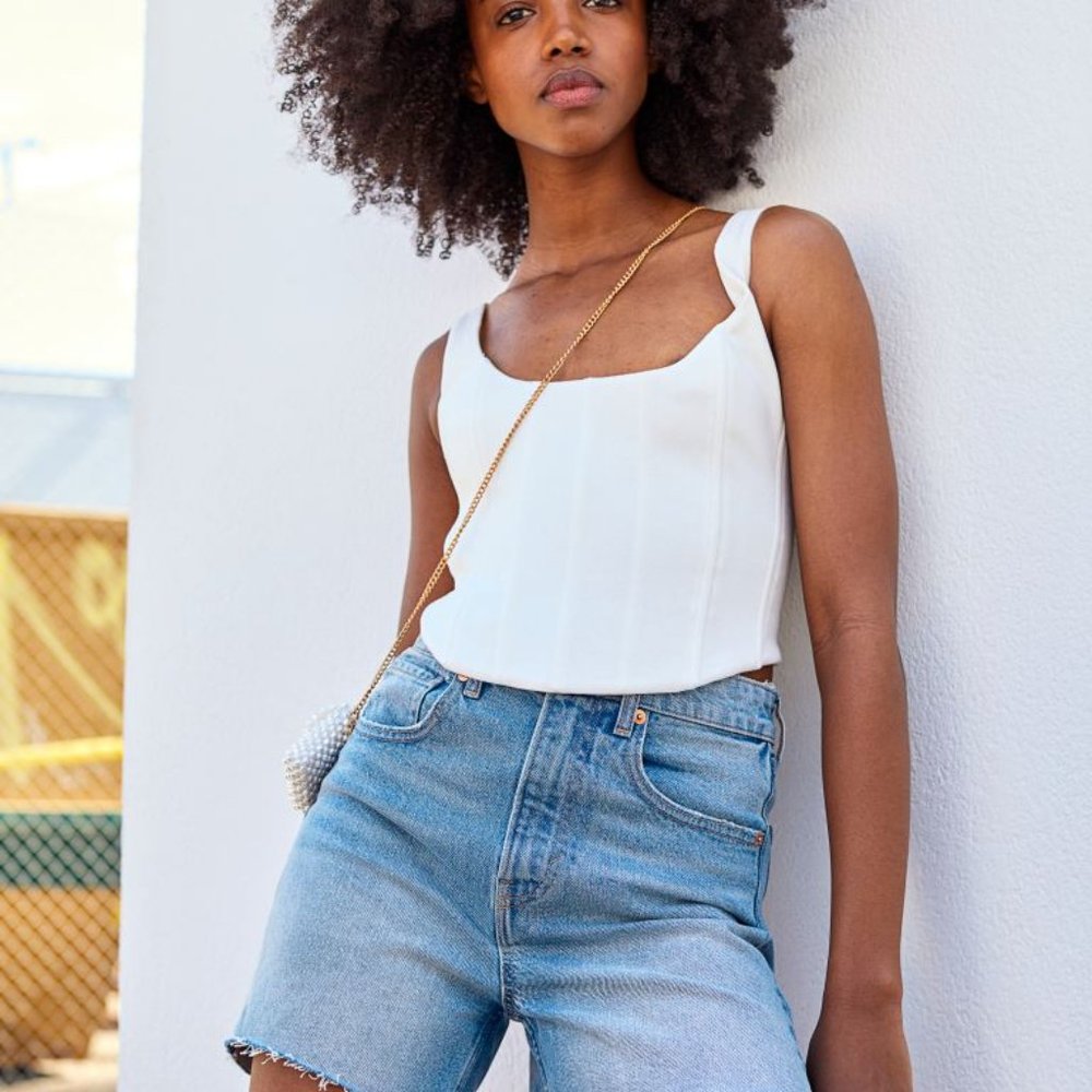 NWT Brock Collection x H&M cotton corset top